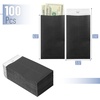 image:imageMr Pen Money Envelopes for Cash 65 x 35 100 Pack Kraft Paper  SelfAdhesive Bulk Cash Envelopes for Budgeting Money and Coin Saving Check Budget Small Item OrganizingBlack