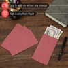 image:imageMr Pen Money Envelopes for Cash 65 x 35 100 Pack Kraft Paper  SelfAdhesive Bulk Cash Envelopes for Budgeting Money and Coin Saving Check Budget Small Item OrganizingRed Clay