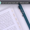 image:imageMr Pen Monthly Dividers for Planner 12pcs 47x31  Monthly Tabs for 6 Ring Binders Month Tabs Monthly Binder Dividers with Tabs 12 Months 12 Tab Dividers