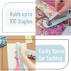image:imageMr Pen Office Stapler with Staples 2 Pack 200 Staples 14  20 Sheet Capacity Desktop Stapler for Students Office Supplies Ergonomic Design for Comfortable Use JamFreeGreen