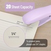image:imageMr Pen Office Stapler with Staples 2 Pack 200 Staples 14  20 Sheet Capacity Desktop Stapler for Students Office Supplies Ergonomic Design for Comfortable Use JamFreePurple