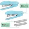 image:imageMr Pen Office Stapler with Staples 2 Pack 200 Staples 14  20 Sheet Capacity Desktop Stapler for Students Office Supplies Ergonomic Design for Comfortable Use JamFreeBlue