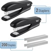 image:imageMr Pen Office Stapler with Staples 2 Pack 200 Staples 14  20 Sheet Capacity Desktop Stapler for Students Office Supplies Ergonomic Design for Comfortable Use JamFreeBlack