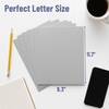 image:imageMr Pen Paper Folders with Pockets 6 pcs Silver  Glossy Laminated Letter Size Two Pocket Folder