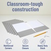 image:imageMr Pen Paper Folders with Pockets 6 pcs Silver  Glossy Laminated Letter Size Two Pocket Folder