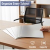 image:imageMr Pen Paper Folders with Pockets 6 pcs Silver  Glossy Laminated Letter Size Two Pocket Folder
