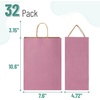 image:imageMr Pen Paper Gift Bags with Handles 32 Pack 76 x 47 x 106  Medium Kraft Paper Bags with Handles Bulk Ideal for Gifts Weddings Baby Showers Birthdays Shopping Party FavorLight Pink