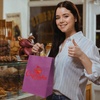 image:imageMr Pen Paper Gift Bags with Handles 32 Pack 76 x 47 x 106  Medium Kraft Paper Bags with Handles Bulk Ideal for Gifts Weddings Baby Showers Birthdays Shopping Party FavorPurple