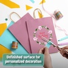 image:imageMr Pen Paper Gift Bags with Handles 32 Pack 76 x 47 x 106  Medium Kraft Paper Bags with Handles Bulk Ideal for Gifts Weddings Baby Showers Birthdays Shopping Party FavorLight Pink