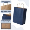 image:imageMr Pen Paper Gift Bags with Handles 32 Pack 76 x 47 x 106  Medium Kraft Paper Bags with Handles Bulk Ideal for Gifts Weddings Baby Showers Birthdays Shopping Party FavorNavy Blue
