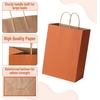 image:imageMr Pen Paper Gift Bags with Handles 32 Pack 76 x 47 x 106  Medium Kraft Paper Bags with Handles Bulk Ideal for Gifts Weddings Baby Showers Birthdays Shopping Party FavorOrange