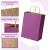 image:imageMr Pen Paper Gift Bags with Handles 32 Pack 76 x 47 x 106  Medium Kraft Paper Bags with Handles Bulk Ideal for Gifts Weddings Baby Showers Birthdays Shopping Party FavorPurple