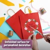 image:imageMr Pen Paper Gift Bags with Handles 32 Pack 76 x 47 x 106  Medium Kraft Paper Bags with Handles Bulk Ideal for Gifts Weddings Baby Showers Birthdays Shopping Party FavorMulticolor