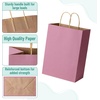 image:imageMr Pen Paper Gift Bags with Handles 32 Pack 76 x 47 x 106  Medium Kraft Paper Bags with Handles Bulk Ideal for Gifts Weddings Baby Showers Birthdays Shopping Party FavorLight Pink