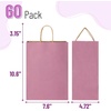 image:imageMr Pen Paper Gift Bags with Handles 60 Pack 76 x 47 x 106  Medium Kraft Paper Bags with Handles Bulk Ideal for Gifts Weddings Baby Showers Birthdays Shopping Party Favor