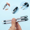 image:imageMr Pen Pen Style Eraser Set 2 Pack Square amp Round Tip  Precision Pencil Erasers Retractable Silver Eraser Pens for Drawing Sketching Detail Correction Office amp School SuppliesSilver