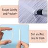 image:imageMr Pen Pen Style Eraser Set 2 Pack Square amp Round Tip  Precision Pencil Erasers Retractable Silver Eraser Pens for Drawing Sketching Detail Correction Office amp School SuppliesSilver