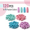 image:imageMr Pen Pencil Erasers Toppers 120 Pack Pastel Color Latex Free  No Smudge Mr Pen Erasers for Pencils