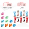 image:imageMr Pen Pencil Grips for Kids Handwriting 20 Pack  Writing Aid Tools for Beginners Preschoolers amp Toddlers Training Pencil Holders for Righties Lefties amp Adults
