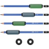 image:imageMr Pen Pencil Grips for Kids Handwriting 4 PCS 15 Oz  10 Extra ORings Included Pencil Holder Grippers Pen Grip