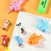 image:imageMr Pen Pencil Grips for Kids Handwriting 4 Pack with 4 Clips  Bright Colors Flexible Silicon Pencil Holder for Kids Right amp LeftHandedBlue  Green  Orange  Pink