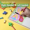 image:imageMr Pen Pencil Grips for Kids Handwriting 4 Pack with 4 Clips  Bright Colors Flexible Silicon Pencil Holder for Kids Right amp LeftHandedBright Colors