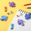 image:imageMr Pen Pencil Grips for Kids Handwriting 4 Pack with 4 Clips  Bright Colors Flexible Silicon Pencil Holder for Kids Right amp LeftHandedSpace Colors