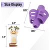 image:imageMr Pen Pencil Grips for Kids Handwriting 4 Pack with 4 Clips  Bright Colors Flexible Silicon Pencil Holder for Kids Right amp LeftHandedSpace Colors