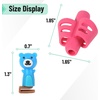 image:imageMr Pen Pencil Grips for Kids Handwriting 4 Pack with 4 Clips  Bright Colors Flexible Silicon Pencil Holder for Kids Right amp LeftHandedSpring Colors