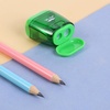 image:imageMr Pen Pencil Sharpeners Manual 12 Pack Dual Hole Colorful  Bulk Handheld Pencil Sharpener Compatible with Standard and Jumbo Pencils Snapon Lid Stainless Steel Blade