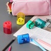 image:imageMr Pen Pencil Sharpeners Manual 24 Pack Dual Hole Colorful  Bulk Handheld Pencil Sharpener Compatible with Standard and Jumbo Pencils Snapon Lid Stainless Steel Blade