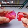 image:imageMr Pen Pencil Sharpeners Manual 24 Pack Dual Hole Colorful  Bulk Handheld Pencil Sharpener Compatible with Standard and Jumbo Pencils Snapon Lid Stainless Steel Blade