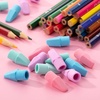 image:imageMr Pen Pencil Top Erasers 150 Pack Pastel Colors LatexFree NoSmudge Cap Pencil Erasers for Precise Erasing Kids Teachers Studying Supplies