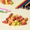 image:imageMr Pen Pencil Top Erasers 30 Pack LatexFree  NoSmudge Cap Pencil Erasers for Precise Erasing Kids Teachers Studying Supplies Sunset Scheme