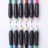 image:imageMr Pen Pencil and Pen Grips Colorful 12 Pack Pencil Grips for Adults  Rubber Ergonomic Pen GripperBlack