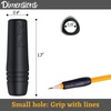 image:imageMr Pen Pencil and Pen Grips Colorful 12 Pack Pencil Grips for Adults  Rubber Ergonomic Pen GripperBlack
