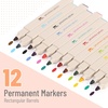 image:imageMr Pen Permanent Markers 12 Colors Fine Point