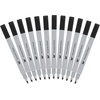 image:imageMr Pen Permanent Markers 12 Pack Black Fine Tip  Aesthetic Black Markers Bulk Fine Tip Markers Quick Dry Durable Marks on Paper Glass Ceramic Plastic Wood Rock
