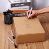 image:imageMr Pen Permanent Markers 12 Pack Black Fine Tip  Aesthetic Black Markers Bulk Fine Tip Markers Quick Dry Durable Marks on Paper Glass Ceramic Plastic Wood Rock