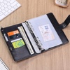 image:imageMr Pen Planner Binders A6 Black Leather Notebook Cover  Composition Notebook Cover Refillable Wallet Binder Planner Binder 6 Ring Leather Ring Binder Refillable Notebook BinderBlack