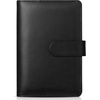 image:imageMr Pen Planner Binders A6 Black Leather Notebook Cover  Composition Notebook Cover Refillable Wallet Binder Planner Binder 6 Ring Leather Ring Binder Refillable Notebook BinderBlack