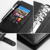 image:imageMr Pen Planner Binders A6 Black Leather Notebook Cover  Composition Notebook Cover Refillable Wallet Binder Planner Binder 6 Ring Leather Ring Binder Refillable Notebook BinderBlack