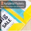image:imageMr Pen Plastic Folders with Pockets 5 pcs  Aesthetic File Folder with Business Card Slot 2Pocket Folder Back to School Office Filing SuppliesBright Colors