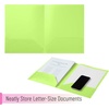 image:imageMr Pen Plastic Folders with Pockets 5 pcs  Aesthetic File Folder with Business Card Slot 2Pocket Folder Back to School Office Filing SuppliesFlower Stalk