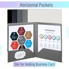 image:imageMr Pen Plastic Folders with Pockets 5 pcs  Aesthetic File Folder with Business Card Slot 2Pocket Folder Back to School Office Filing SuppliesGrey Spectrum