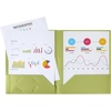 image:imageMr Pen Plastic Folders with Pockets 5 pcs  Aesthetic File Folder with Business Card Slot 2Pocket Folder Back to School Office Filing SuppliesHoneycomb
