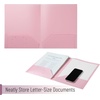 image:imageMr Pen Plastic Folders with Pockets 5 pcs  Aesthetic File Folder with Business Card Slot 2Pocket Folder Back to School Office Filing SuppliesLavender Fields