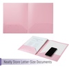 image:imageMr Pen Plastic Folders with Pockets 5 pcs  Aesthetic File Folder with Business Card Slot 2Pocket Folder Back to School Office Filing SuppliesLavender Twilight Colors