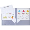 image:imageMr Pen Plastic Folders with Pockets 5 pcs  Aesthetic File Folder with Business Card Slot 2Pocket Folder Back to School Office Filing SuppliesLavender Twilight Colors