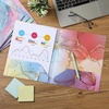 image:imageMr Pen Plastic Folders with Pockets 5 pcs  Aesthetic File Folder with Business Card Slot 2Pocket Folder Back to School Office Filing SuppliesMarble